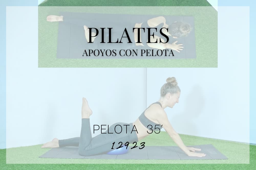Pilates, apoyos con pelota 🔵 12923